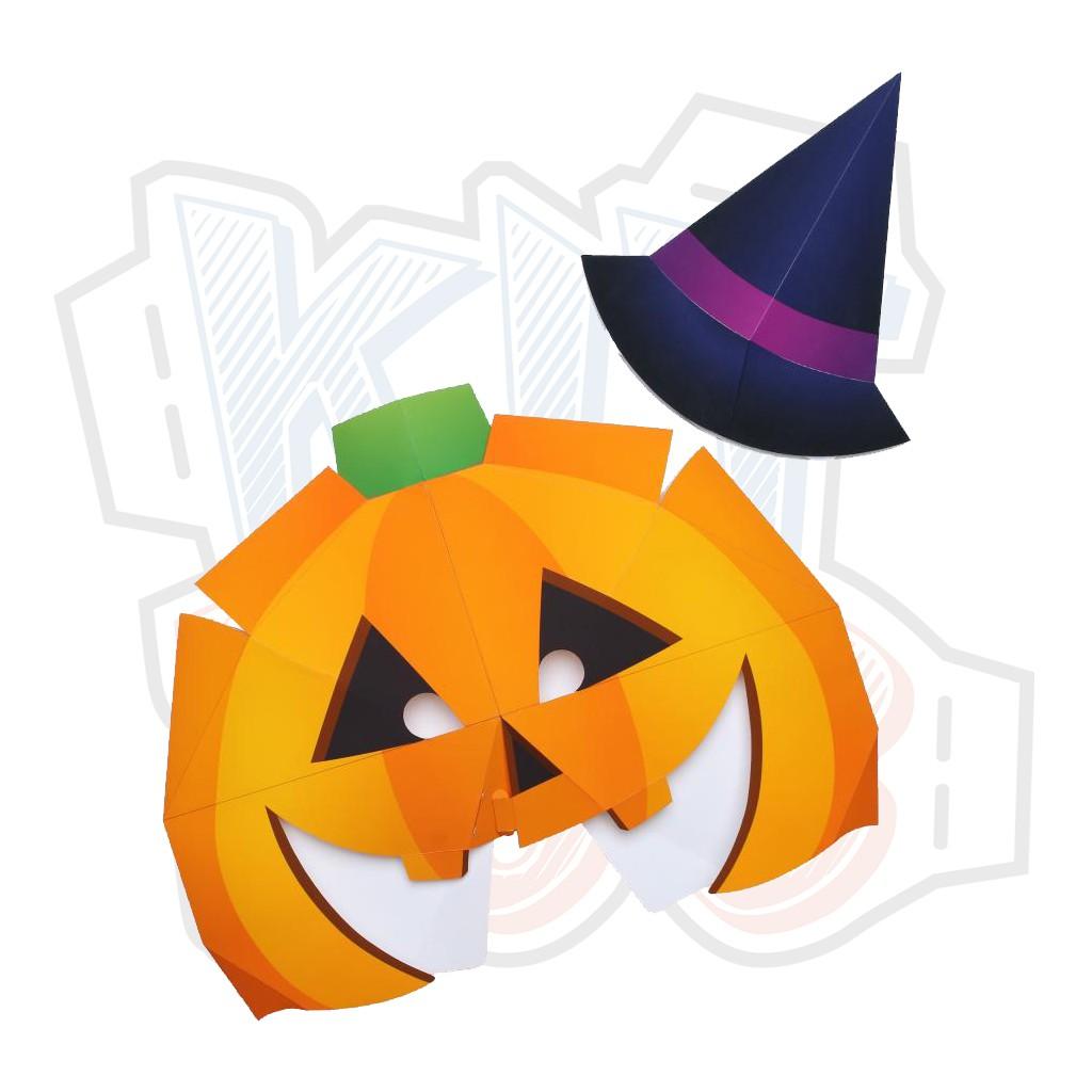 Mô hình giấy Lễ hội Mặt nạ Bí Ma Halloween