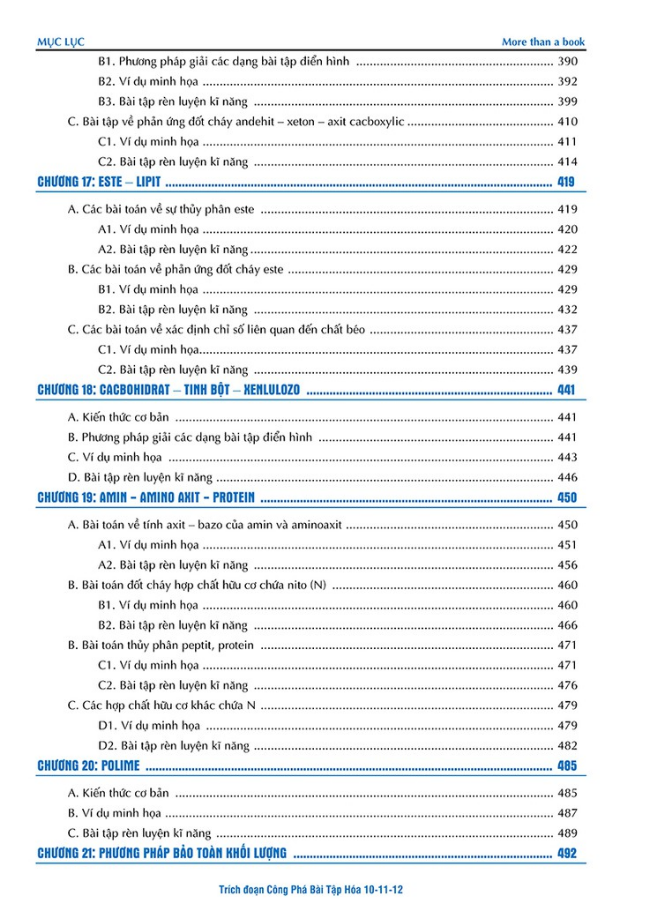 Sách Công Phá Bài Tập Hóa lớp 101112