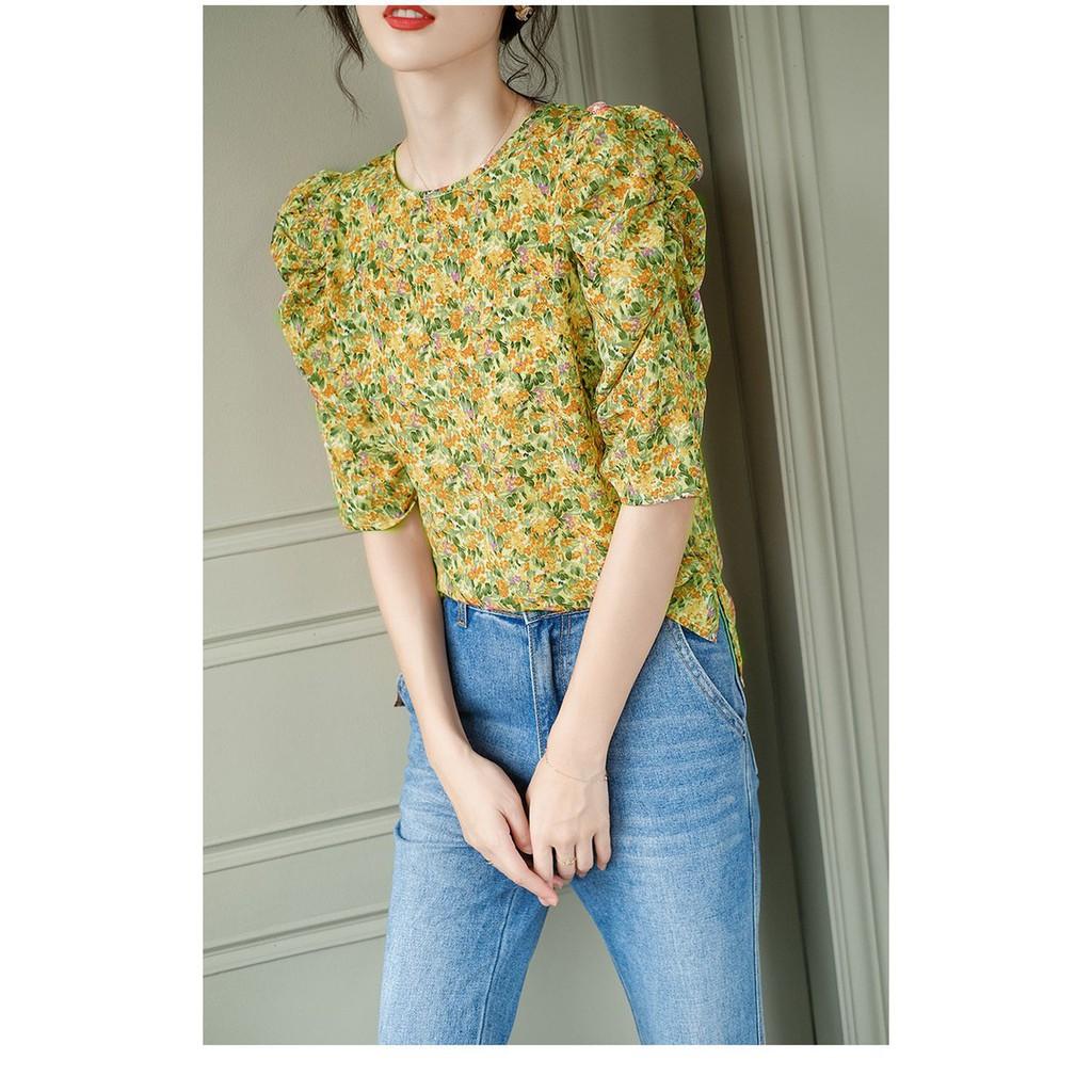 ÁO HOA TAY PHỒNG HOT TREND