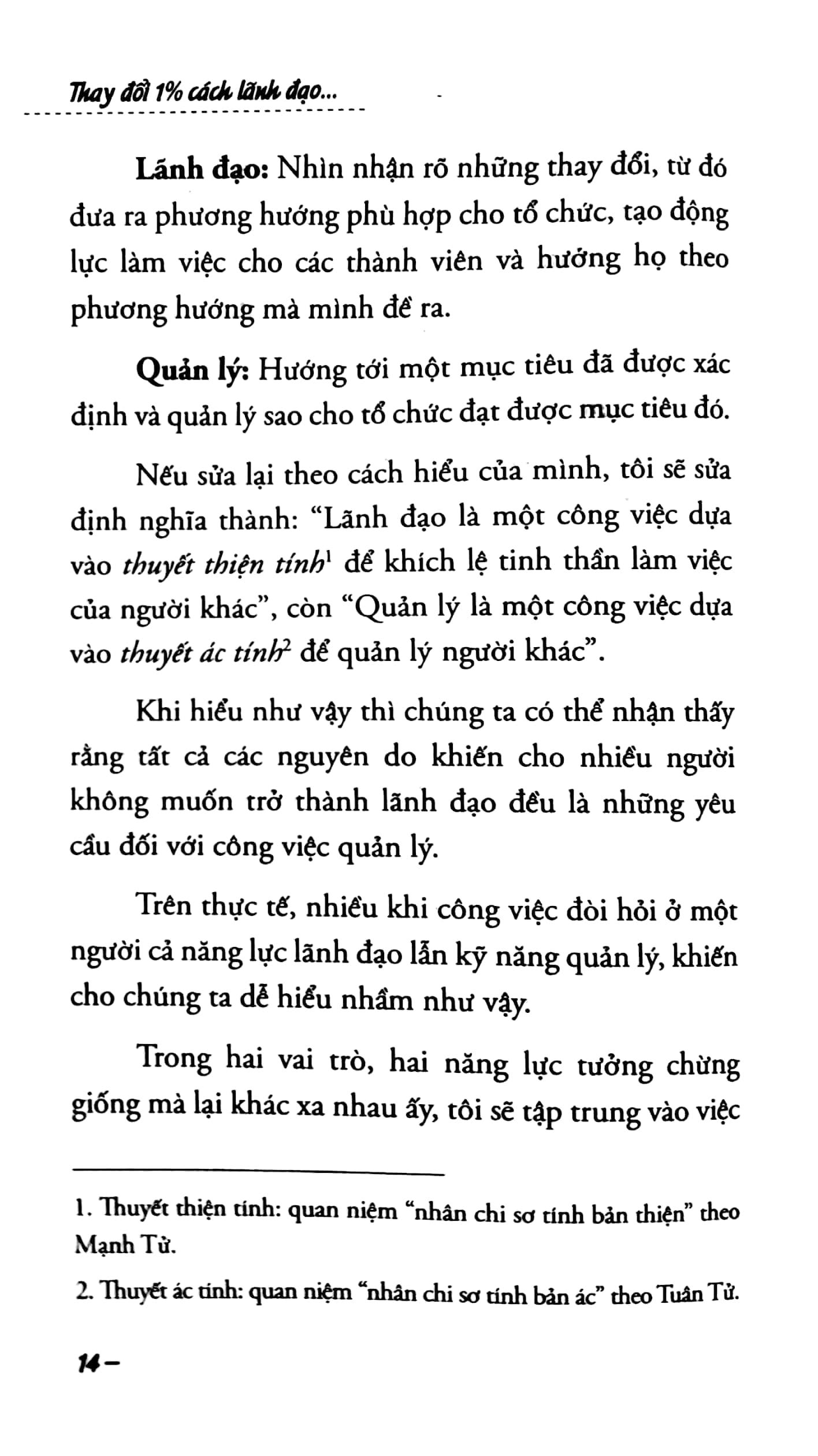 Thay Đổi 1% Cách Lãnh Đạo - 99% Đạt Được Thành Công