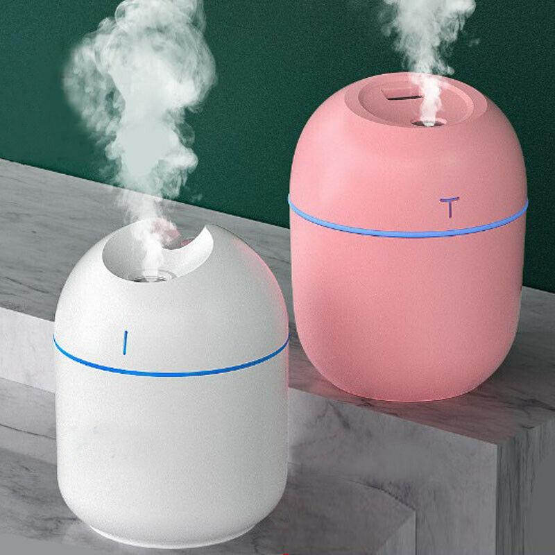 Di Động 220Ml Sương Lọc Đèn LED USB Mini Văn Phòng Nhà Máy Phun Sương Tạo Độ Ẩm Tinh Dầu Khuếch Tán