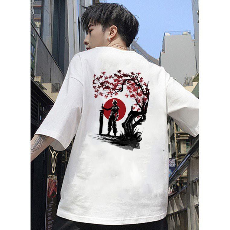 Áo thun unisex form rộng Nhật Bản đẹp độc lạ phong cách cá tính vải dày mịn 2019T2352 - Size XL