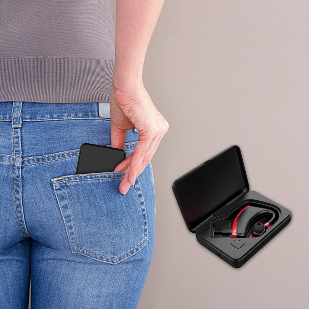 V10 Ear Hook Bluetooth 5.0 Earphone W/CSR 5.0 50H Stereo Chip