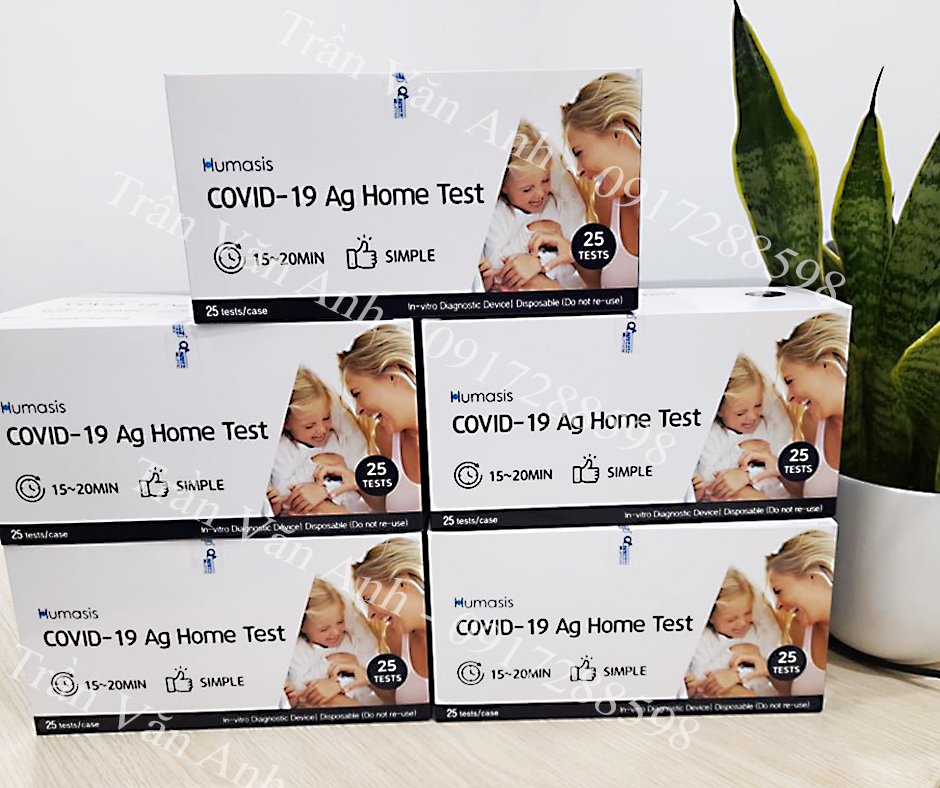 TEST NHANH HUMASIS COVID-19 AG HOME TEST (25 test/hộp)