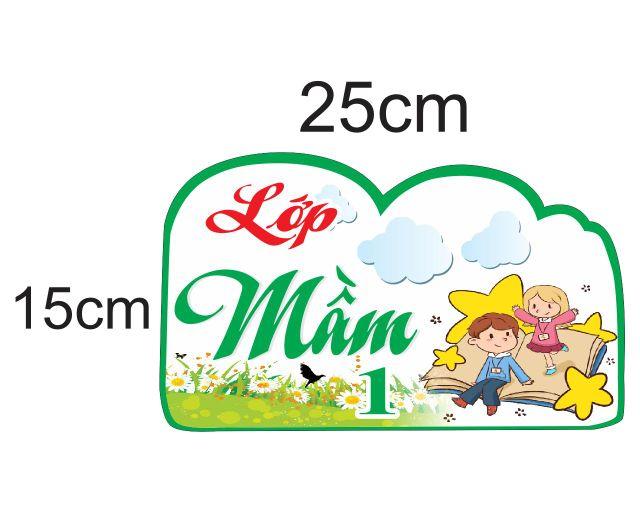 Decal mầm non_25 x 15cm_DECAL VIP