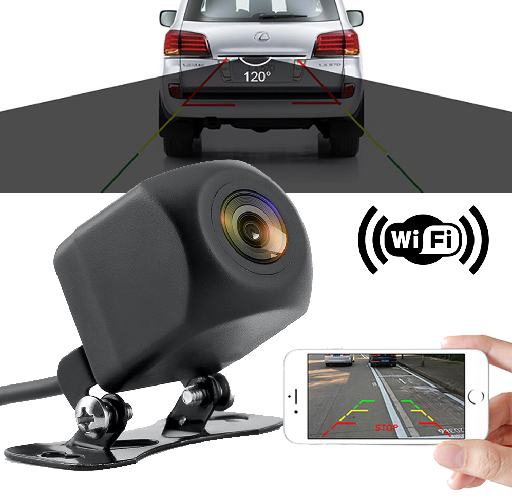 Camera Lùi Kết Nối Wifi Xem Trên Điện Thoại Dành Cho Ô Tô F-Car - Hàng Nhập Khẩu