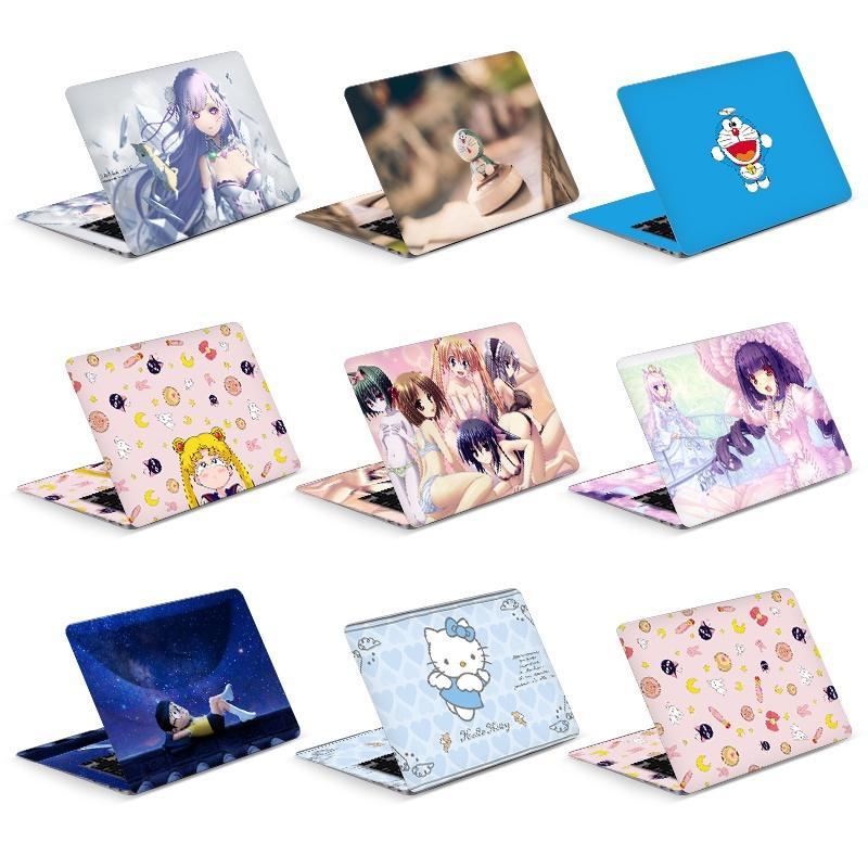DIY Laptop Skin Laptop Sticker Cartoon Cover Art Stickers 12/13/14/15/17 inch Laptop for Macbook Dell HP Acer Asus etc Laptop Decorat