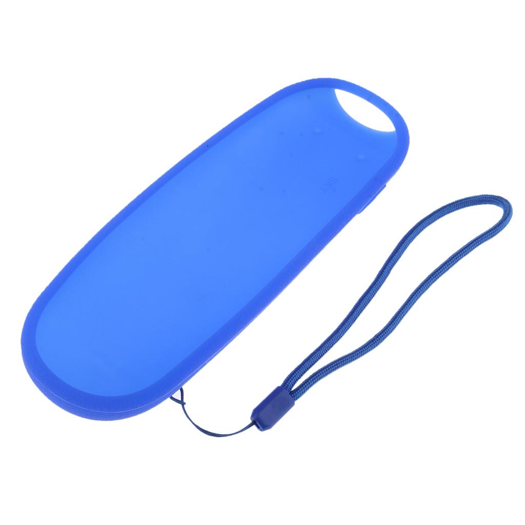 2PC Blue TV Remote Control Cover For Sky Q Touch Remote Controller Black