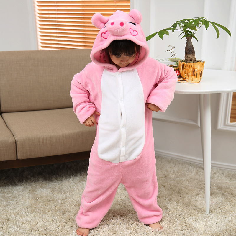 Bộ Đồ hình thú liền thân lông mịn Pijama dành Cho Người Lớn và Trẻ Em Hoạt Hình Cosplay