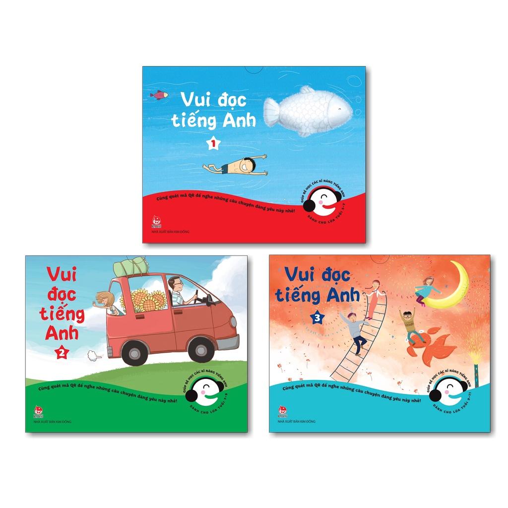 Vui Đọc Tiếng Anh - Giúp Bé Học Các Kĩ Năng Tiếng Anh - Dành cho lứa tuổi ( Boxset 10 cuốn ) - Bản Quyền