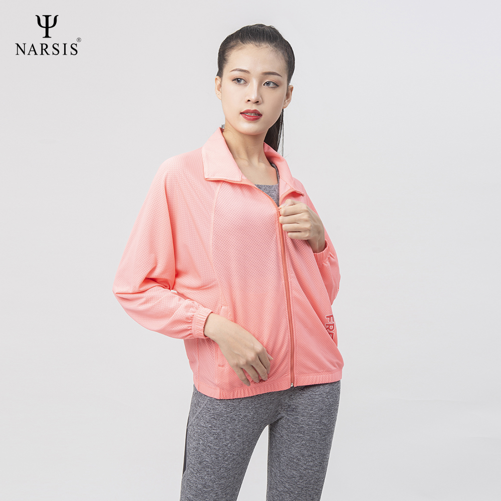 Áo khoác nữ Narsis L0020 màu hồng cam - XXL