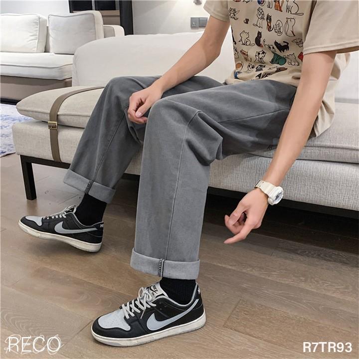 Quần jean nam Hàn Quốc cao cấp dáng rộng s Loose R7TR93 Unisex