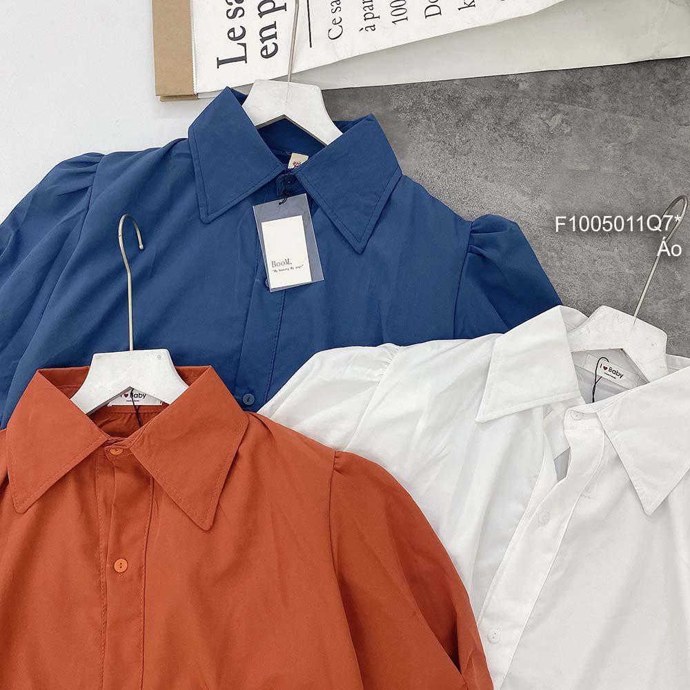 Áo sơ mi croptop tay ngắn!