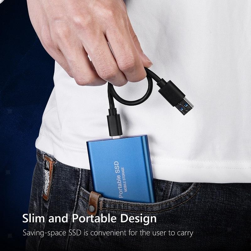 Ổ Cứng Ngoài M.2 SSD 500GB USB3.1 2TB 4TB 8TB SSD Tốc Độ Cao Cho Laptop