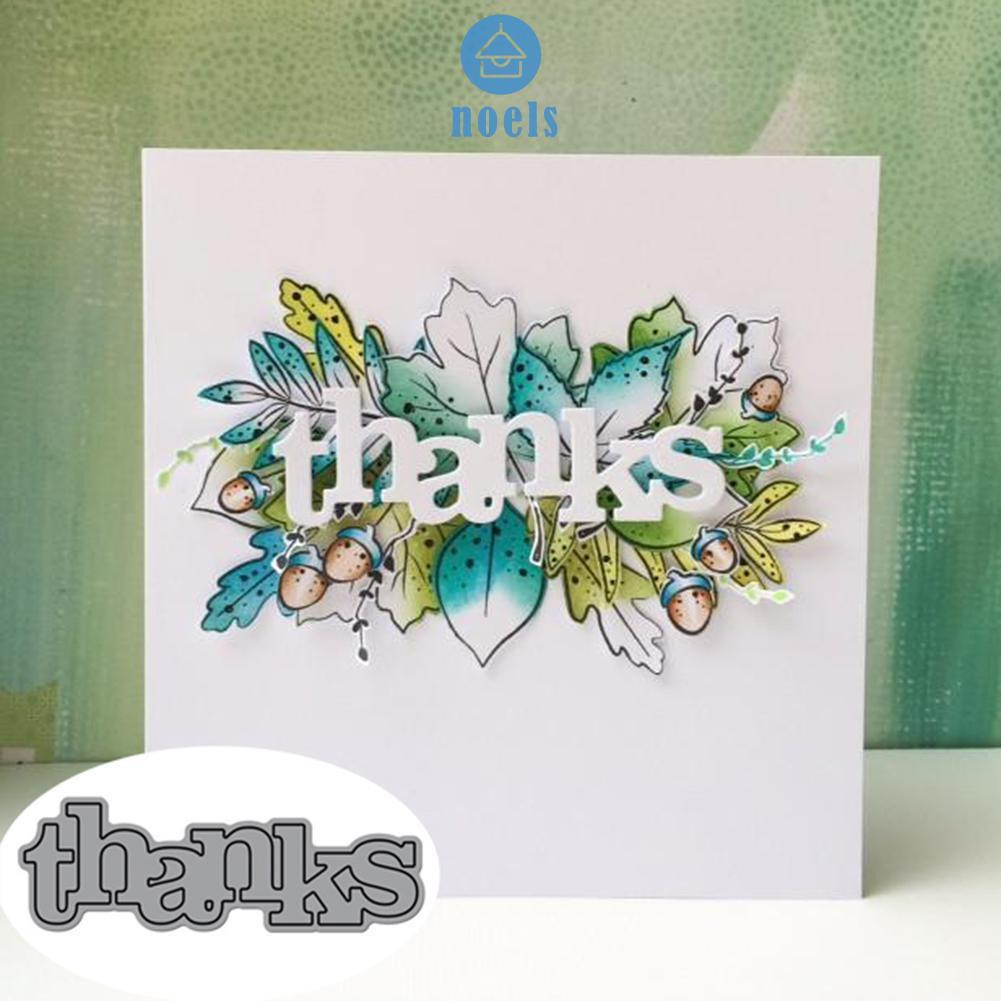 Khuôn Cắt Giấy Làm Từ Kim Loại Hình Thẻ Trang Trí Scrapbook