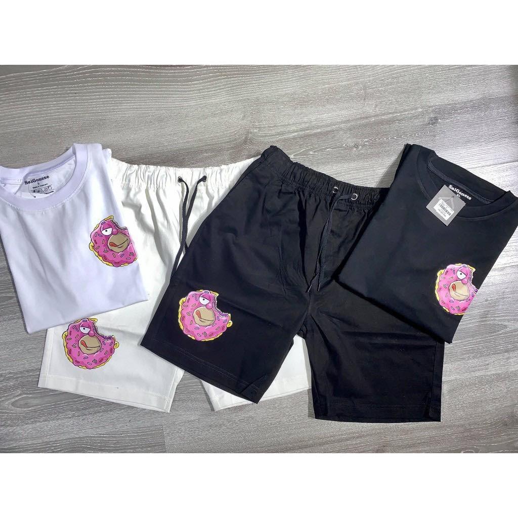 Quần short kaki nam nữ Donut SGES Unisex cá tính cực chất