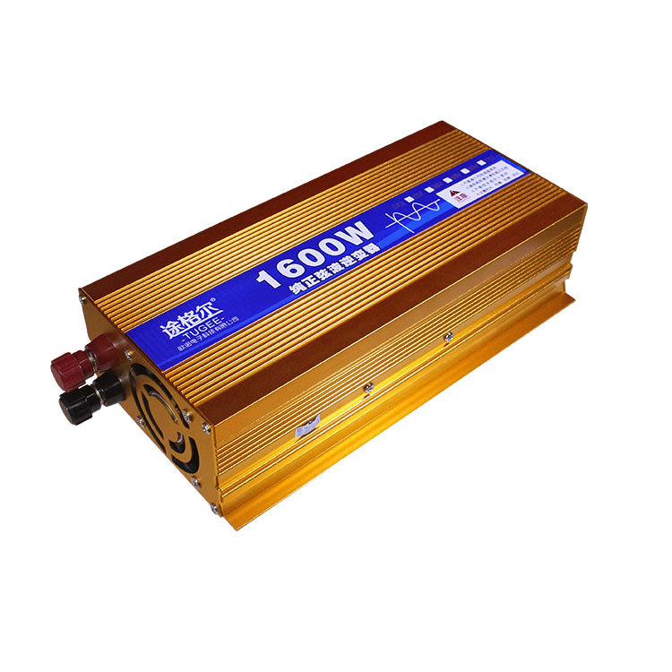 Bộ kích điện 12v - 220v TUGEE sóng Sin chuẩn 1600W thông minh hàng cao câp cho ô tô , gia đình