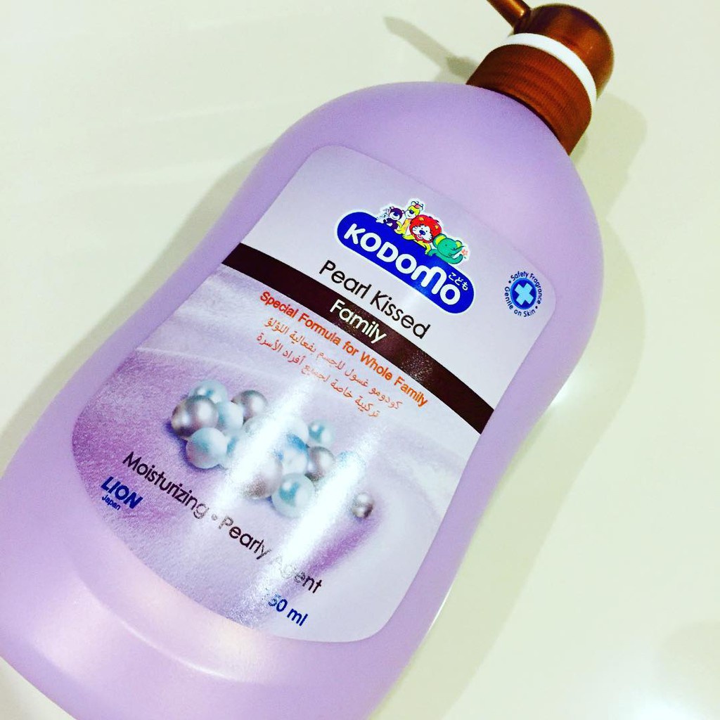 Sữa tắm Kodomo Pearl Kissed 750ml - Sử dụng được cho cả trẻ em và người lớn, phù hợp với mọi loại da.