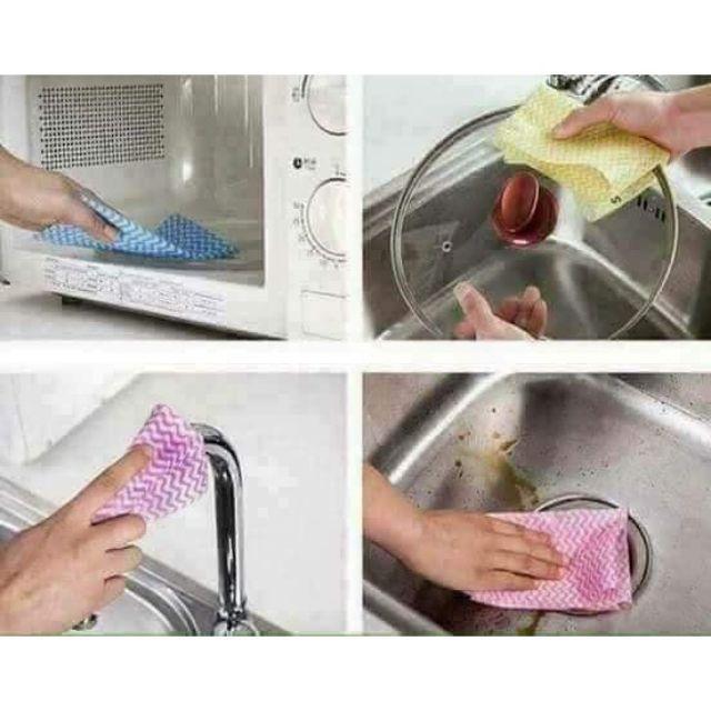 Cuộn giấy lau đa năng tái sử dụng