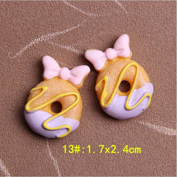 Mô hình các mẫu bánh Donut trang trí tiểu cảnh, vỏ điện thoại, DIY,...