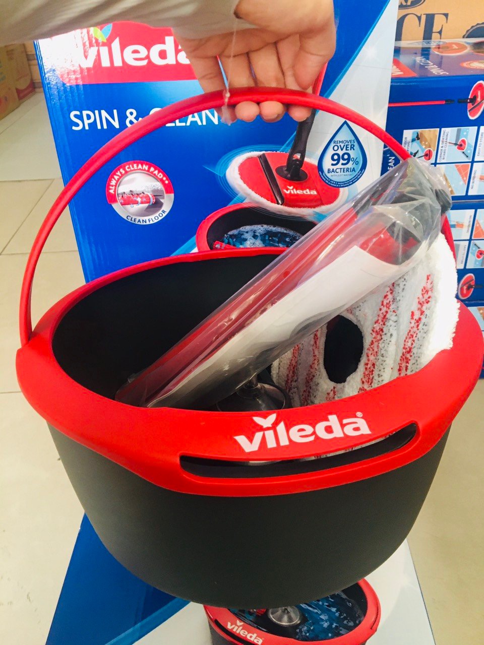 Bộ lau nhà Đức ViLeDa tròn