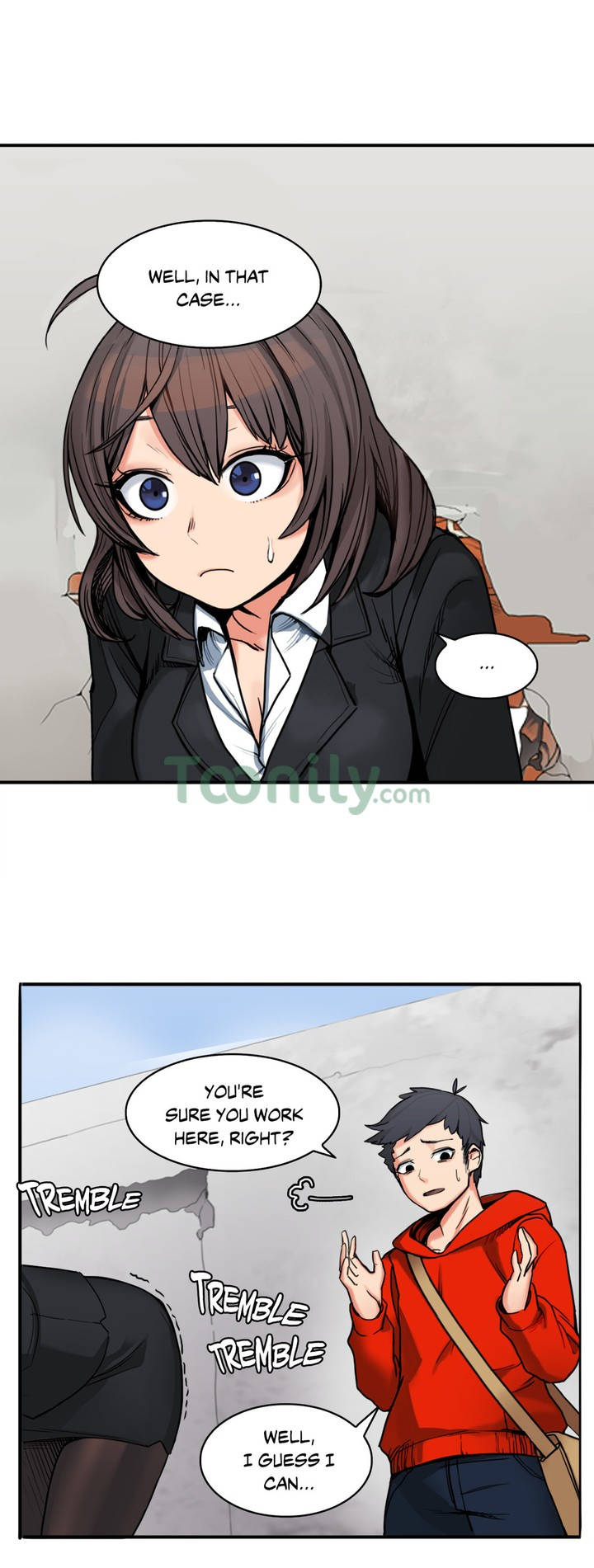 [raw] cô gái đã bị mắc kẹt bên trong bức tường chapter 2 1