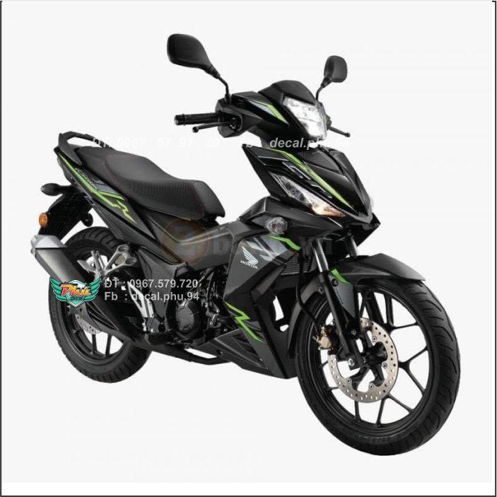 Tem Zin Winner V1 đen chỉ xanh