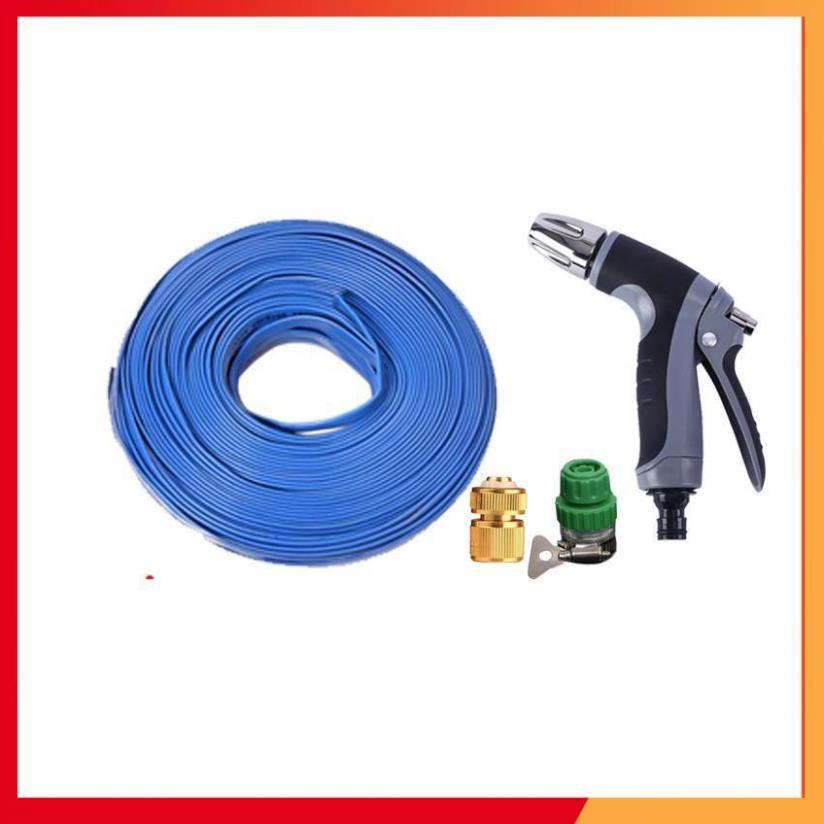 Bộ dây vòi xịt nước rửa xe,tưới cây tăng áp 3 lần 7-10m 206817