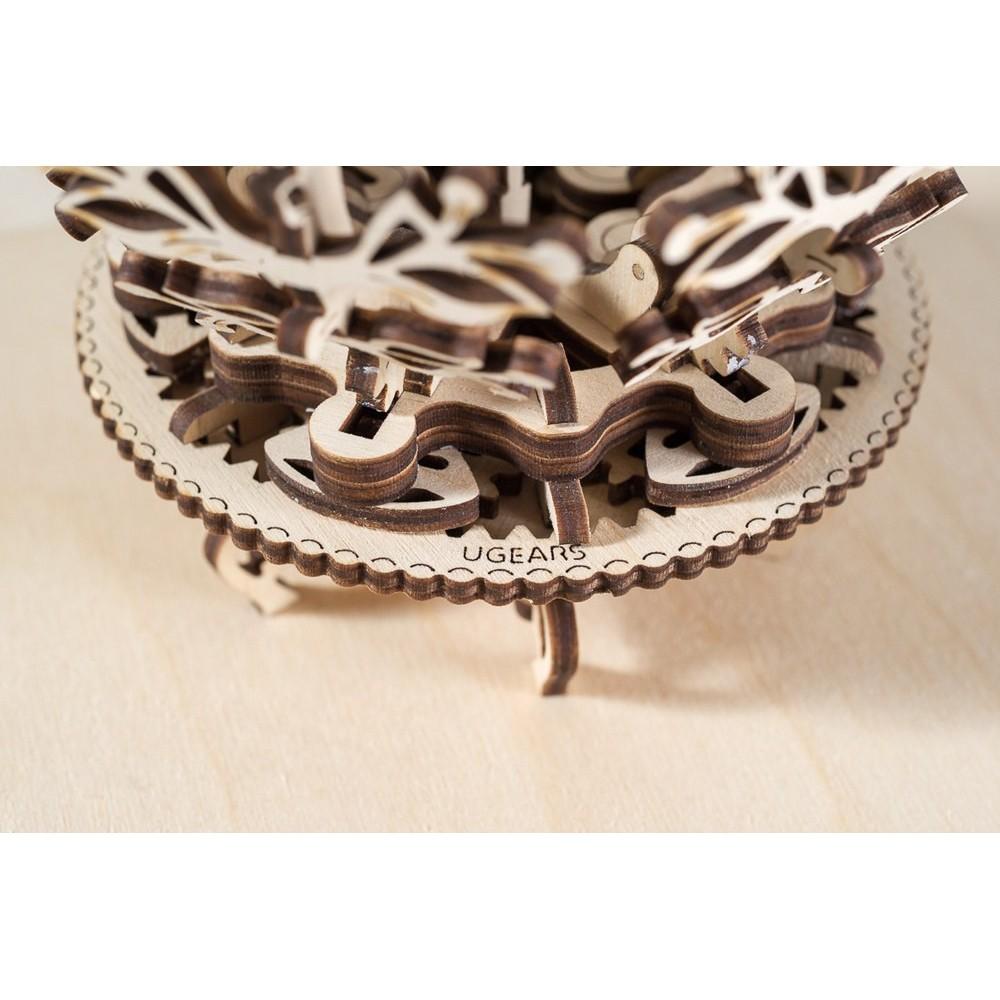 Mô Hình Gỗ Cơ Khí - UGEARS MECHANICAL FLOWER - Chính hãng