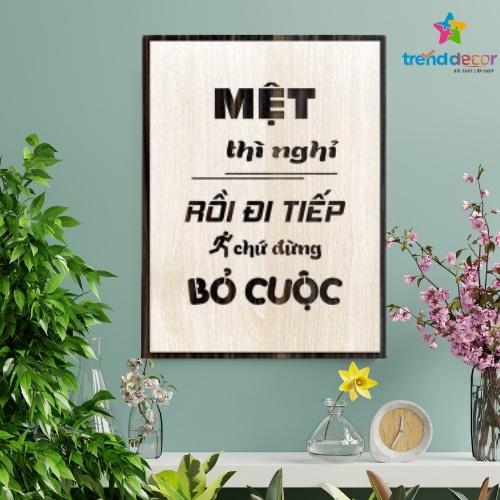 Tranh Gỗ Động Lực Slogan Treo Tường Những Câu Nói Bất Hủ