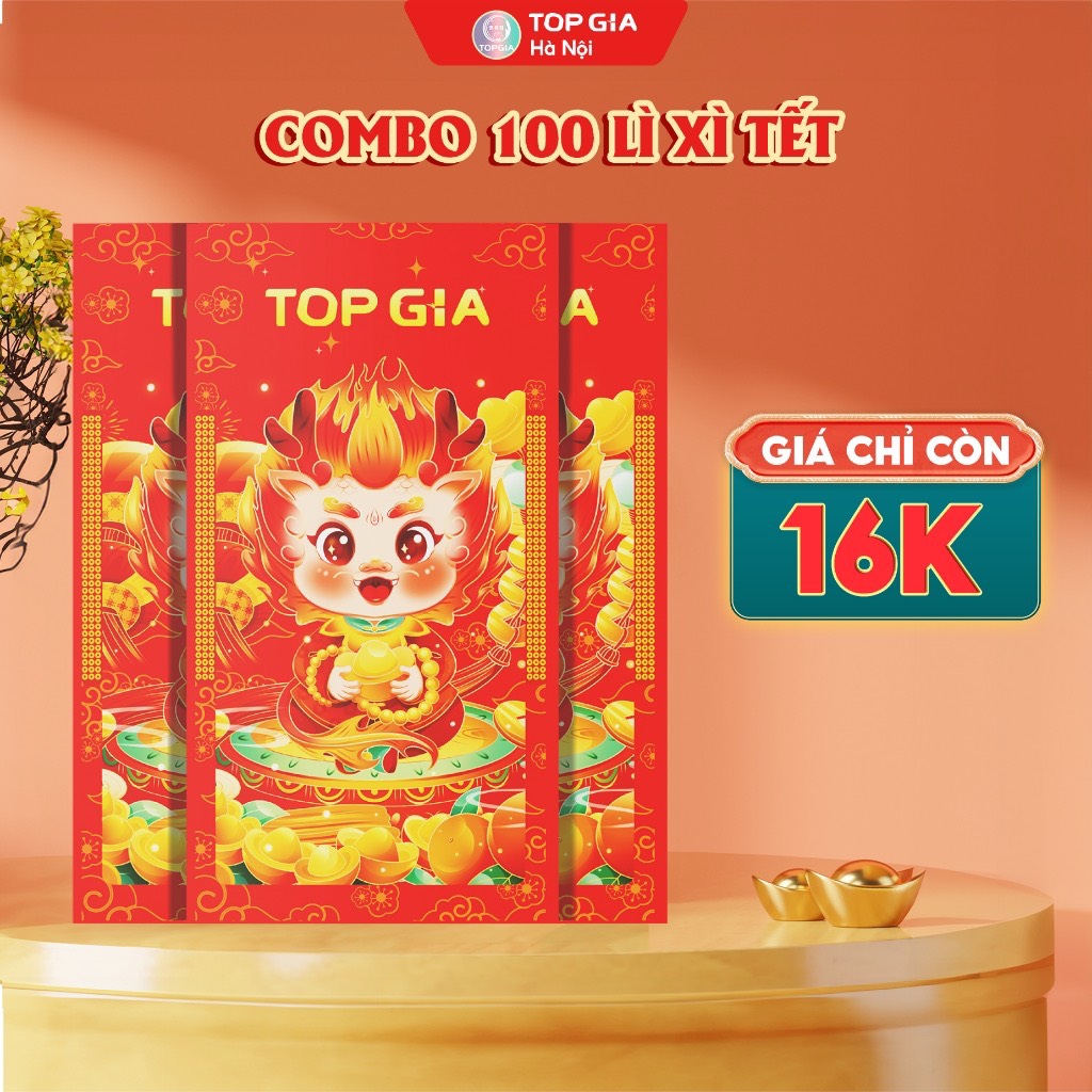 Set lì xì Top Gia Tết 2024 xuân Giáp Thìn cực xinh, đem lại tài lộc may mắn