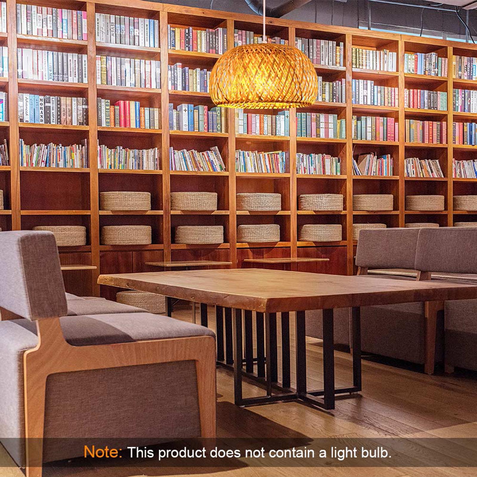 Modern Woven Pendant Ceiling Light Fixture Hotel Hanging Lamp Bedrooms Decor