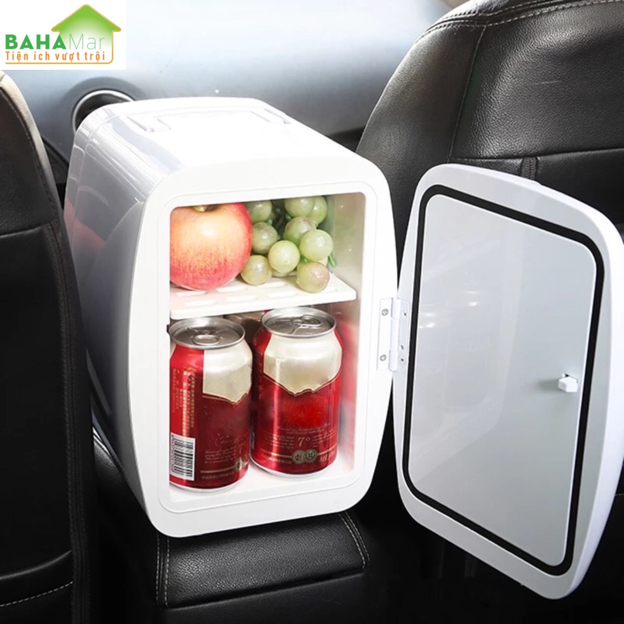 TỦ LẠNH MINI 4L ĐỂ TRÊN XE HƠI, PHÒNG NGỦ, BẢO QUẢN MỸ PHẨM "BAHAMAR"