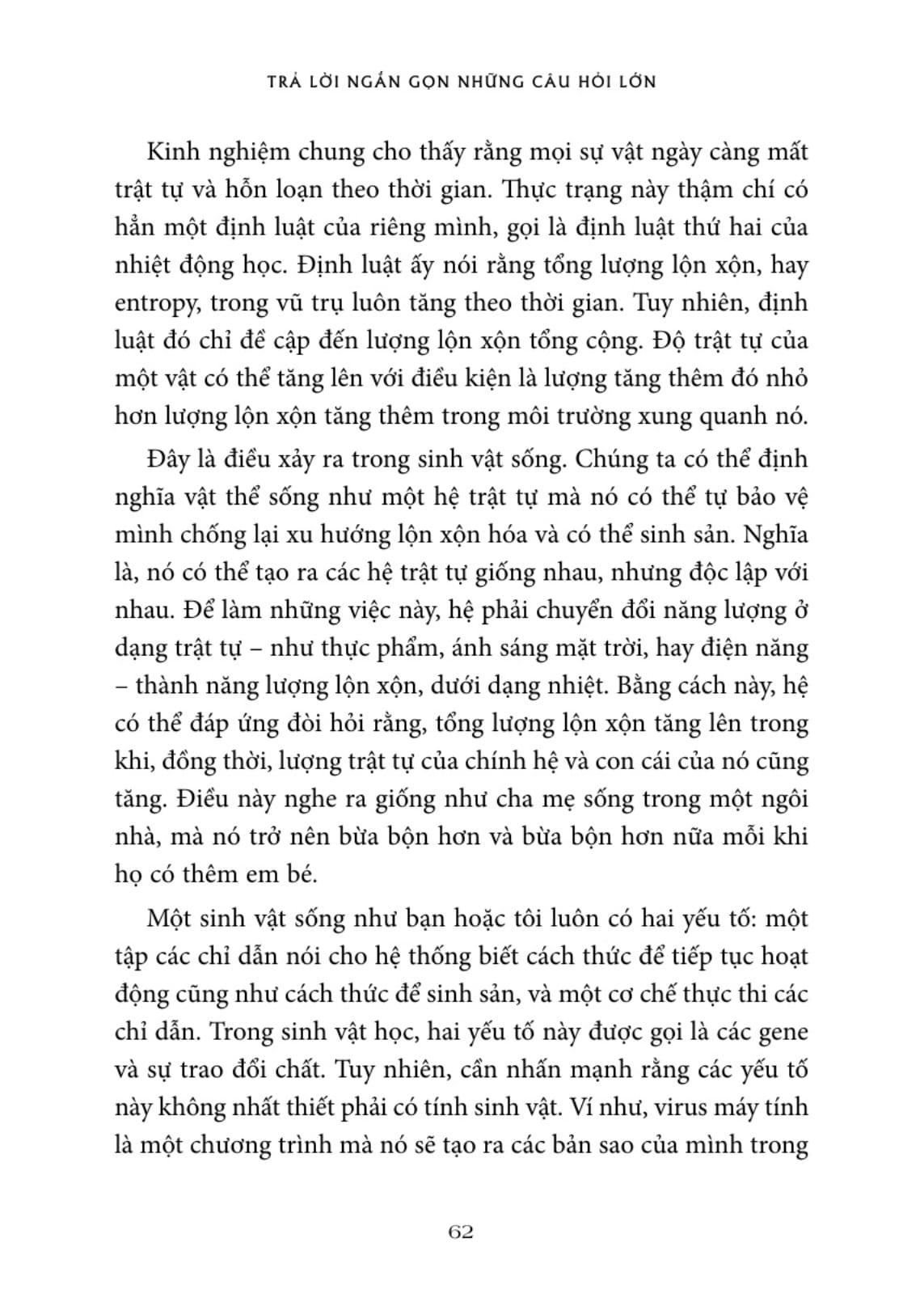 Sách Stephen Hawking - Trả Lời Ngắn Gọn Những Câu Hỏi Lớn