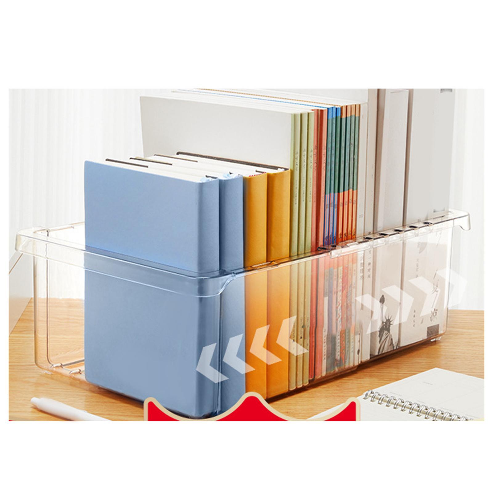 Jewelry Cosmetic Storage Basket Transparent Storage Box Retractable Portable Multipurpose Makeup Organizer Box for Stationery