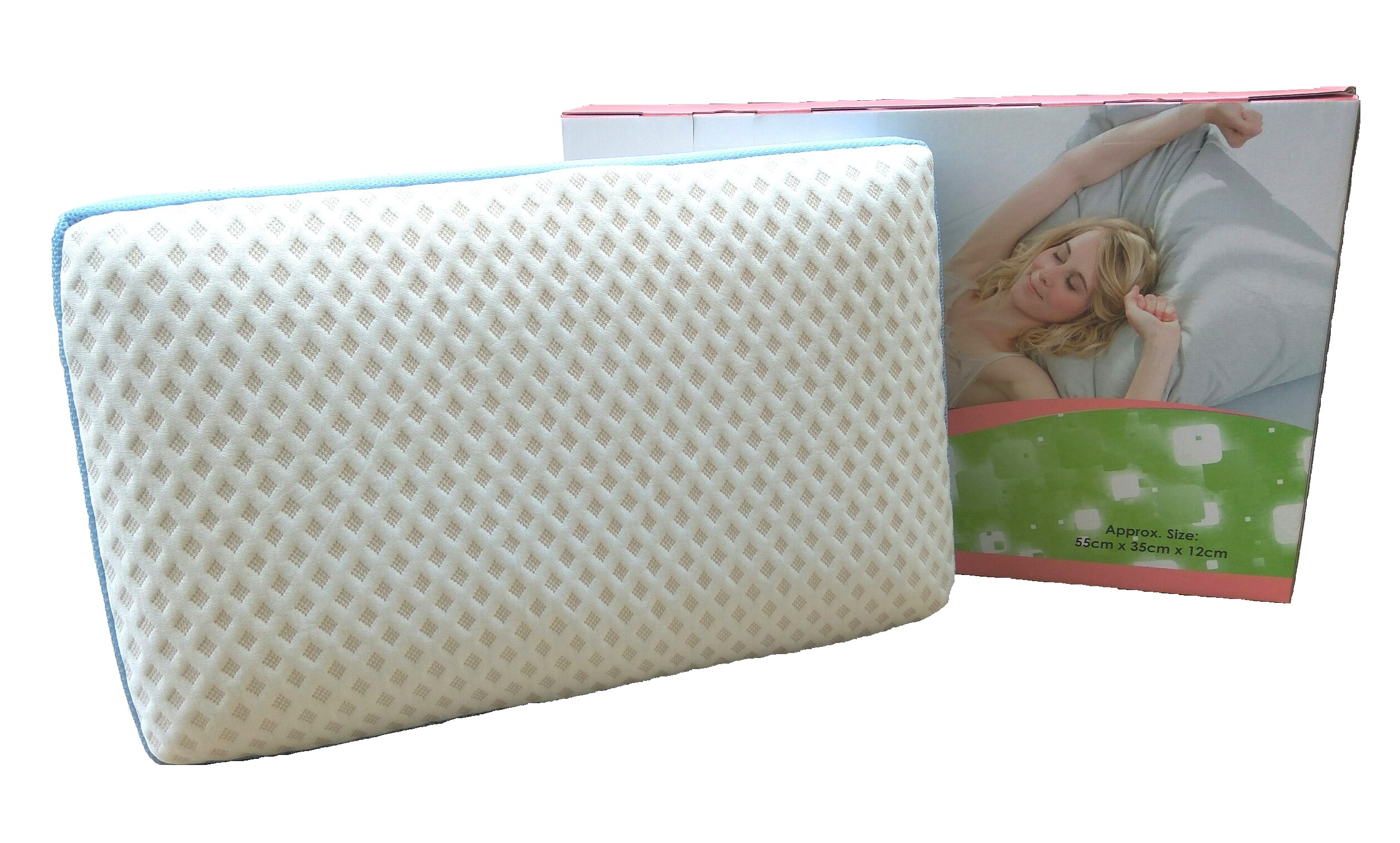 Gối nằm Jean Perry Memory Foam Sleepcare Air Flow 55x35x12cm