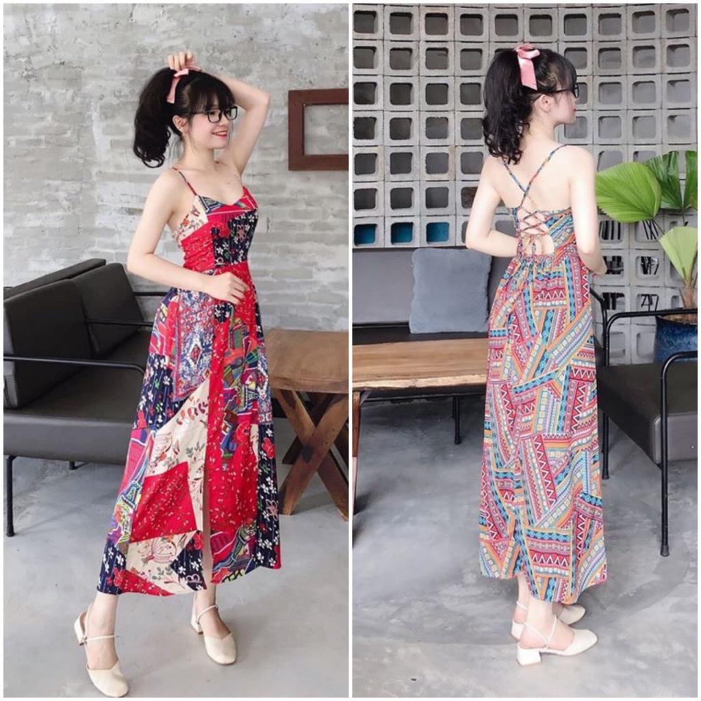 Đầm đan dây lưng