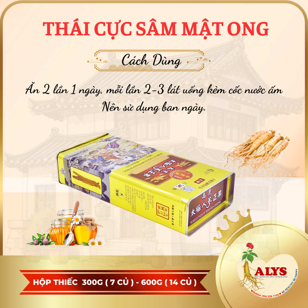 Thái Cực Sâm Mật Ong Hàn Quốc