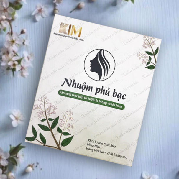 Nhuộm tóc bạc Kim - Màu nâu đen