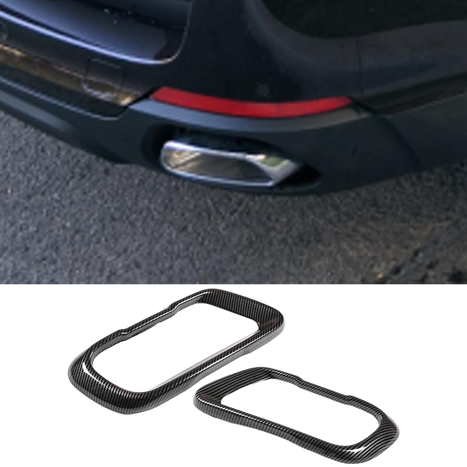 Exhaust Covers Stickers Auto Accessories Tail Throat Decorative Frame for BMW