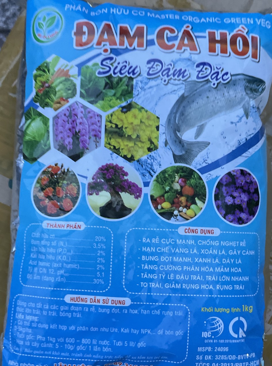 Phân cá hữu cơ viên nén siêu đậm đặc gói 1KG