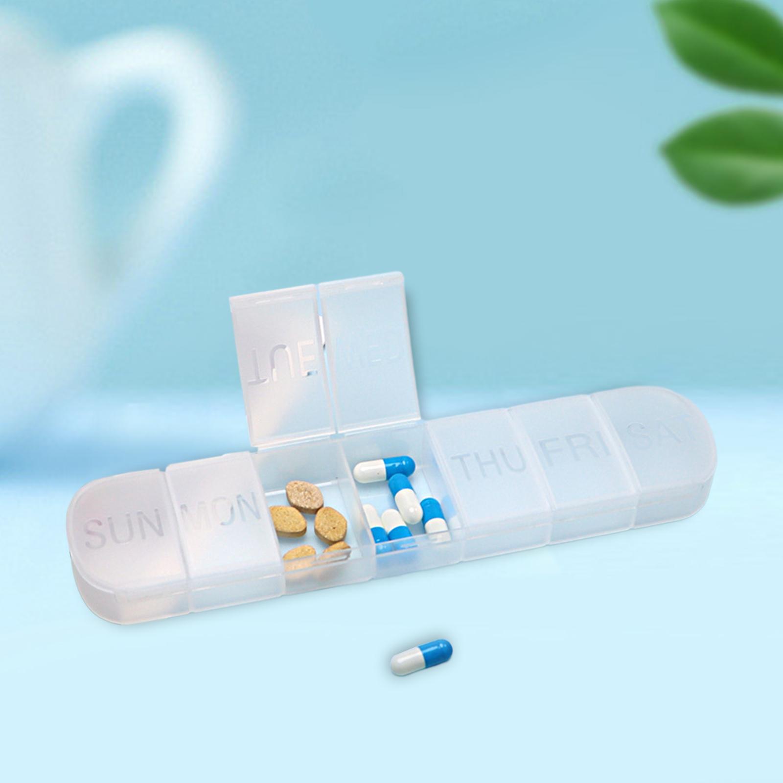 Weekly  Organizer  Case Portable  Holder Storage Case Travel  Box for Backpacking Daily Outdoor Travel