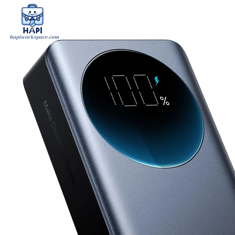 Sạc dự phòng hàng chính hãng Joyroom 65W 20.000mAh JR-PBF04, Laptop, màn hình %pin