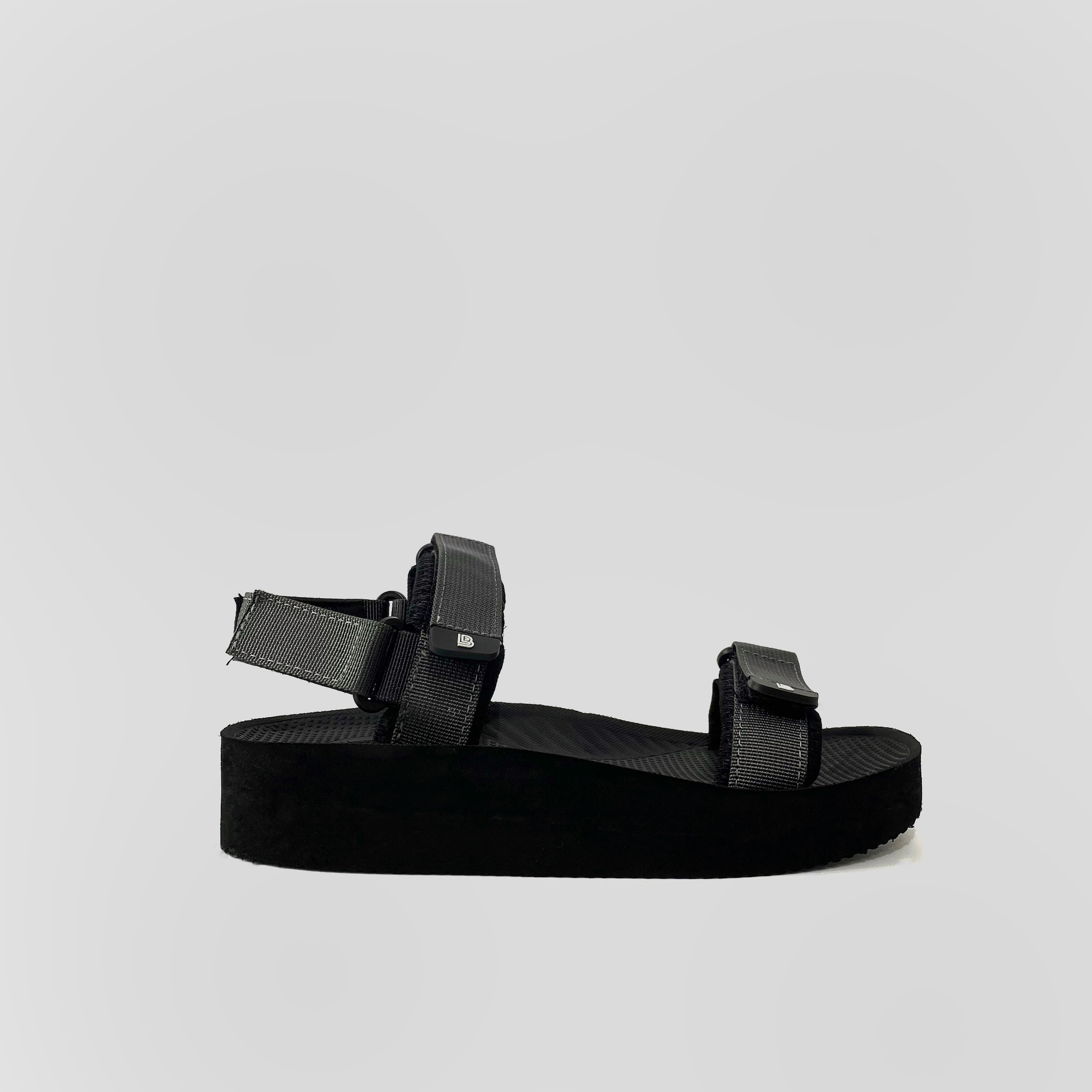 Giày Sandal Nữ The Bily 03W Quai Ngang - Màu Xám BL03WX 