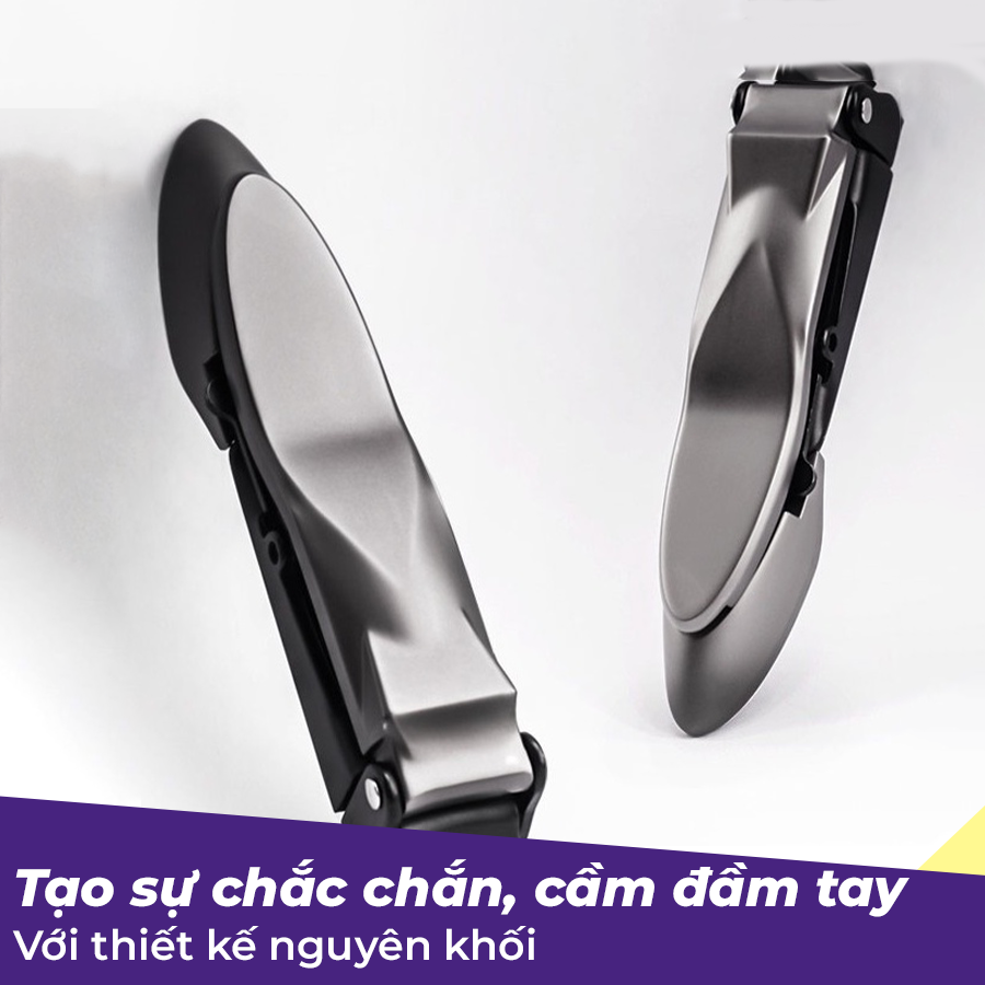 Bấm Móng Tay Chân Mini Chất Liệu Thép Nguyên Khối Đạt Chuẩn Y Tế, Tích Hợp Ngăn Đựng Móng Sạch Sẽ, Phù Hợp Làm Quà Tặng