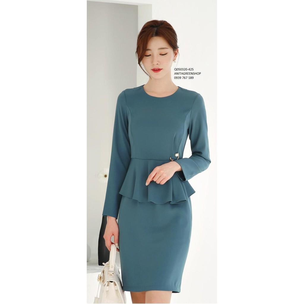 Q050320 ĐẦM PEPLUM NỮ THIẾT KẾ