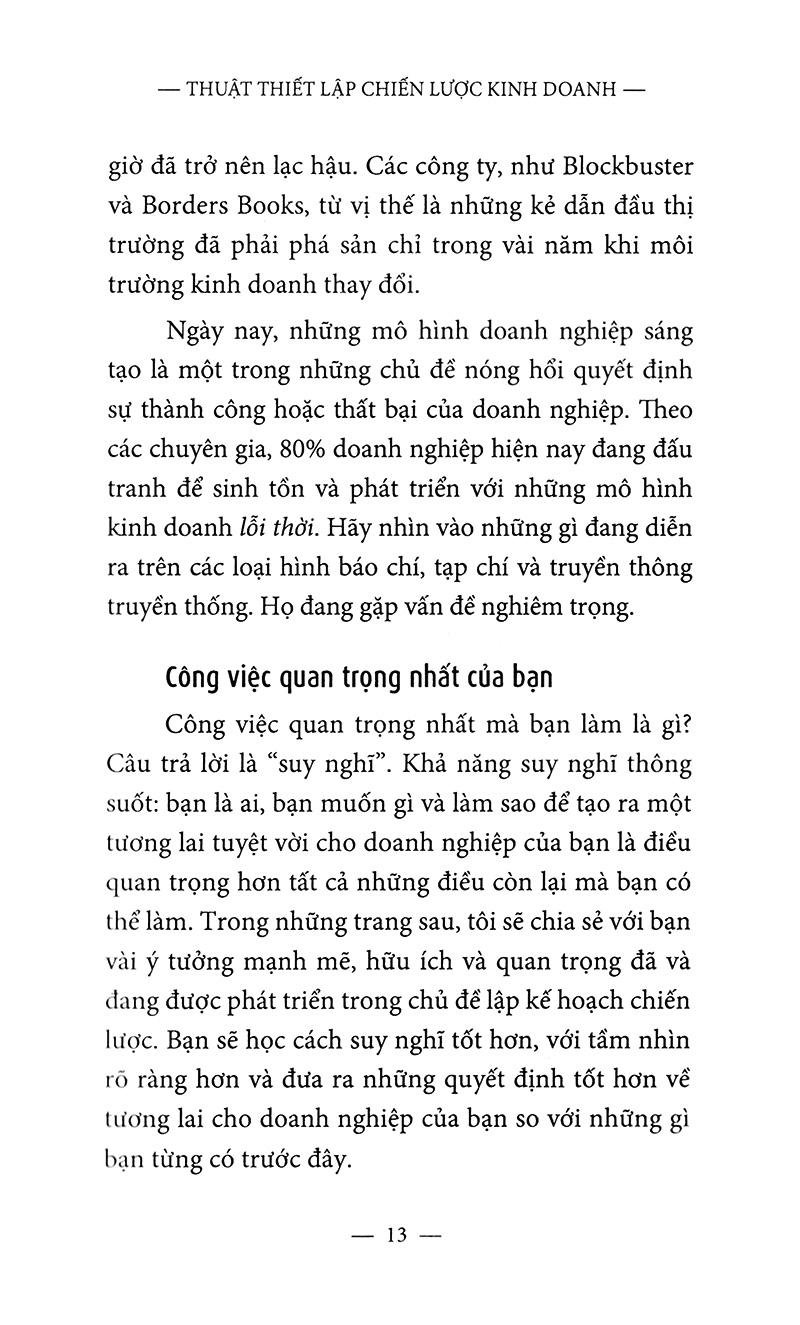 Thuật Thiết Lập Chiến Lược Kinh Doanh (Tái Bản 2018)