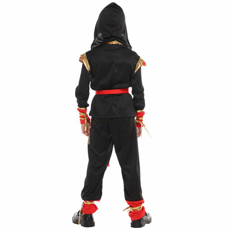Bộ quần áo Ninja  hóa trang Halloween cho bé từ 4-12 tuổi B-0125
