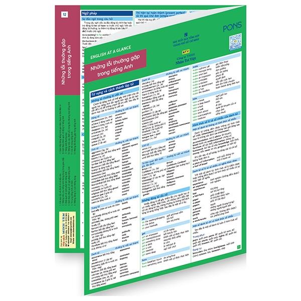 Sách English At A Glance – Những Lỗi Thường Gặp Trong Tiếng Anh