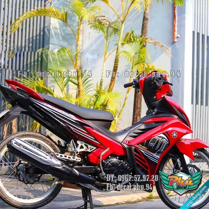 Tem Rời EX 135 2011-2014 LC đen đỏ